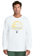 2026 Ovid-Elsie Basketball Port & Co™ Long Sleeve Core Cotton Tee WHITE