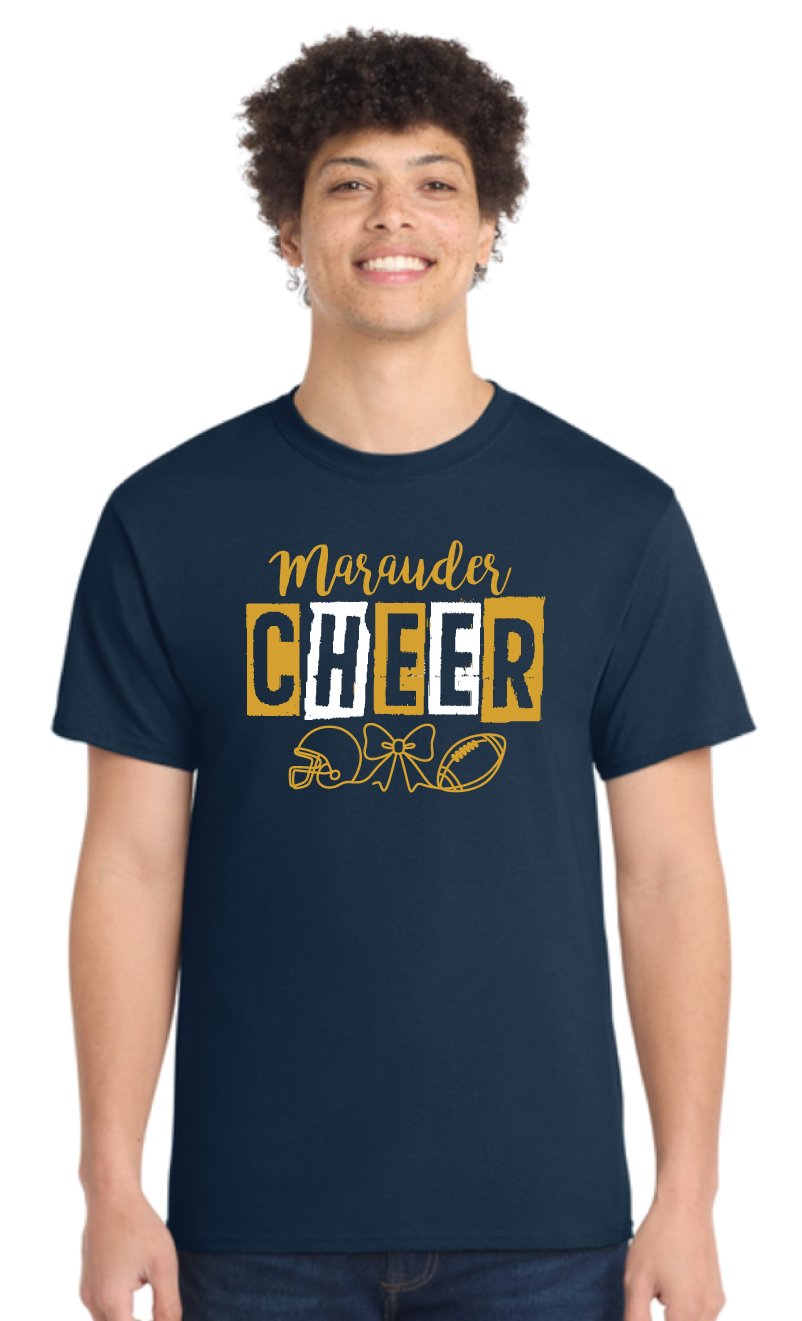 2026 Ovid-Elsie Cheer Port & Co™ Core Cotton Tee