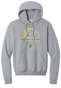 2026 Ovid-Elsie Basketball Port & Co™ Core Fleece Pullover Hooded Sweatshirt GREY