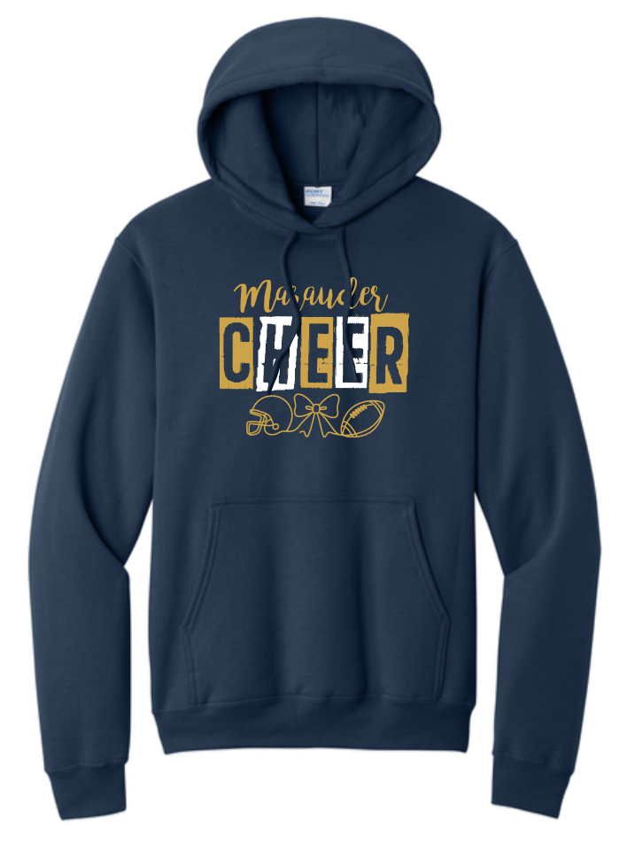 2026 Ovid-Elsie Cheer Port & Co™ Core Fleece Pullover Hooded Sweatshirt