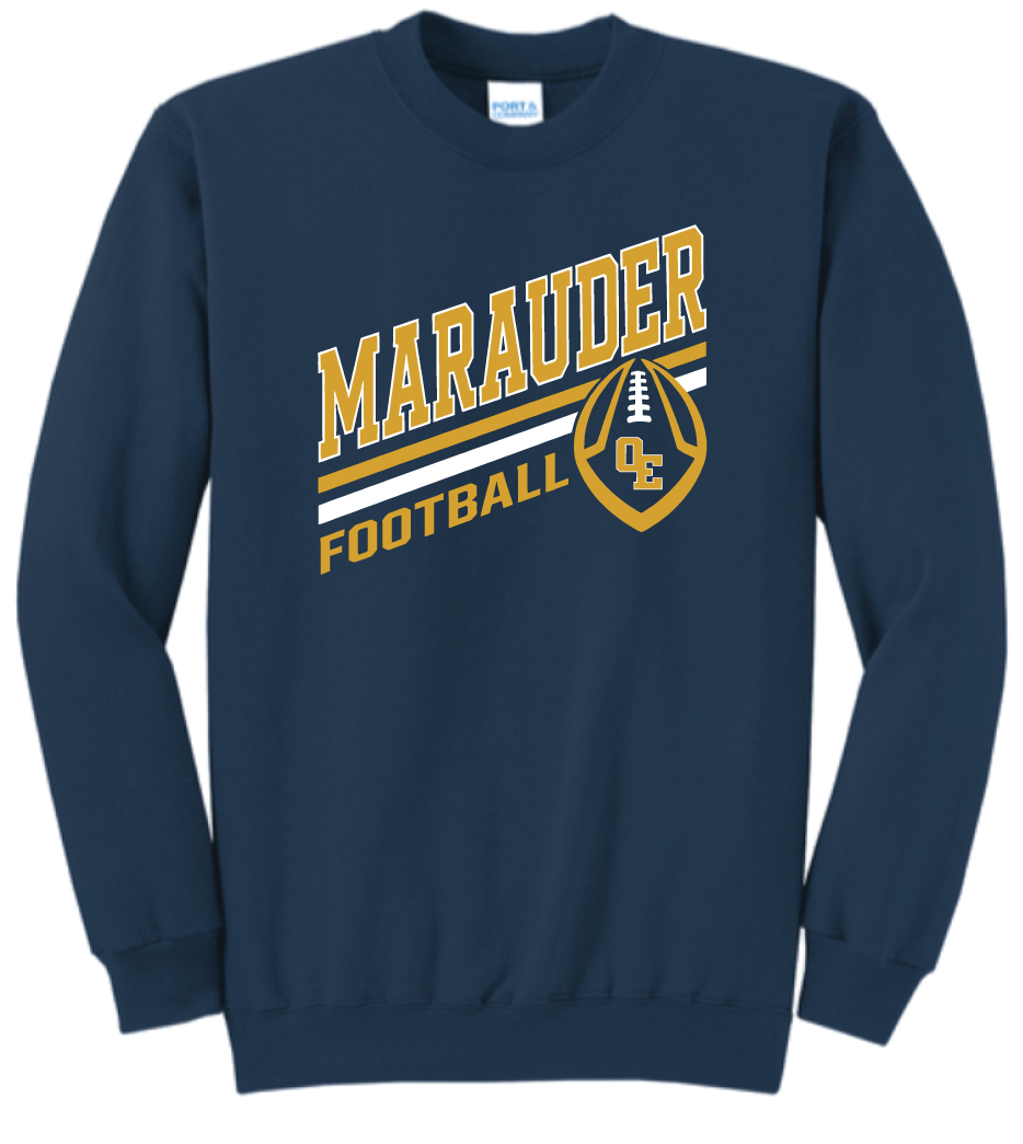 2026 Ovid-Elsie Football Port & Co™ Core Fleece Crewneck Sweatshirt