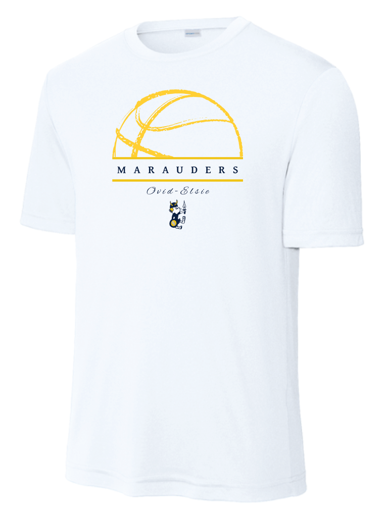 2026 Ovid-Elsie Basketball Sport-Tek® PosiCharge® Competitor™ Tee WHITE