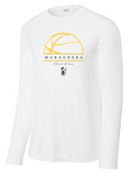 2026 Ovid-Elsie Basketball Sport-Tek® Long Sleeve PosiCharge® Competitor™ Tee WHITE